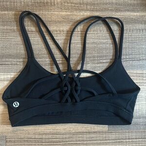 Lululemon Black Sports Bra Strappy